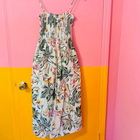 H&M Smocked-bodice Dress - M - Picture 1 of 8